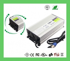 48V10A Aluminum battery charger Lithium EV Battery Charger for sweeper and clean machine